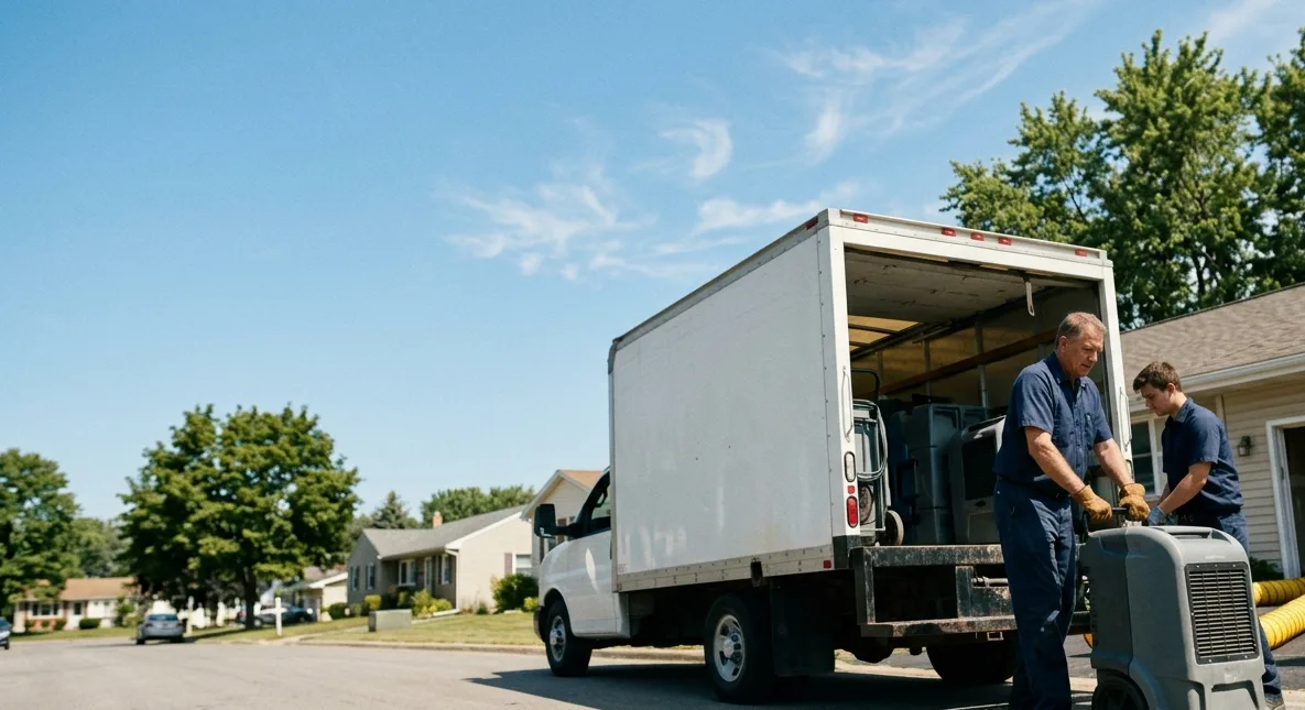 Water Damage Cleanup in North Aurora, IL near me